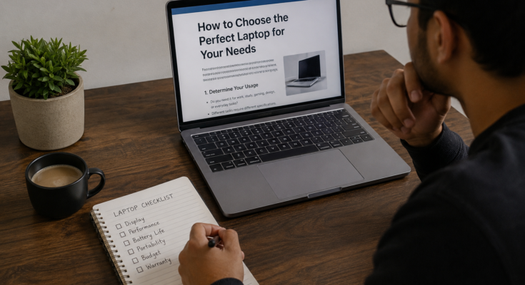 How to Choose the Perfect Laptop for Your Needs